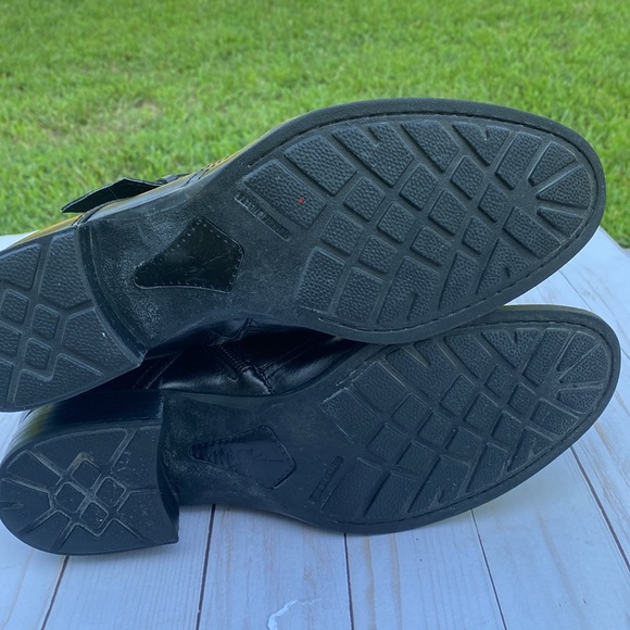 Born Crown Black Motorcycle Boots Womens - Picture 5 of 10